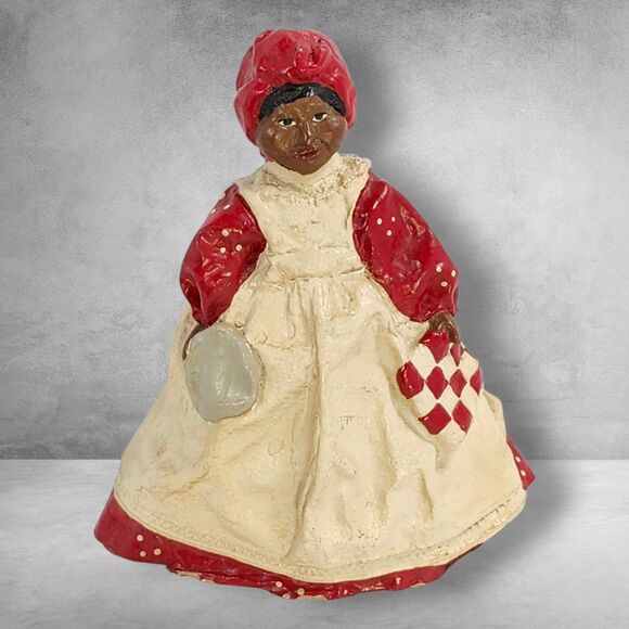 Vintage Ike & Sandy Spillman “Geraldine” Resin Figurine 1976–1987 Folk Art RARE - Picture 2 of 12